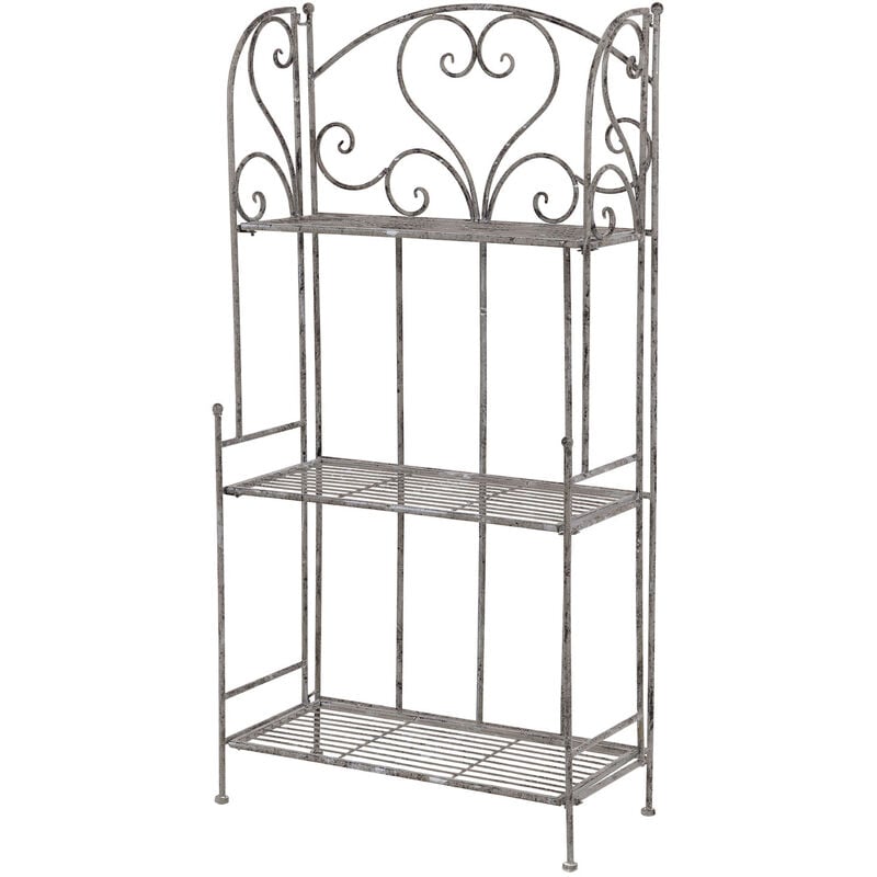Frankystar - Jude - Etagère en métal antique - 61X28X122 Cm