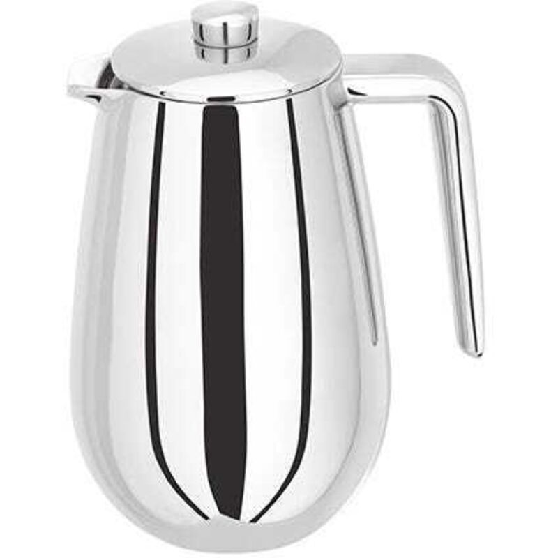 Judge Coffee, 3 Cup Double Walled Cafetiere, 350ml, Silver