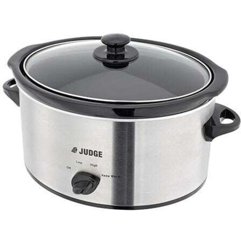 Judge Electricals, Slow Cooker, 3.5L, Silver