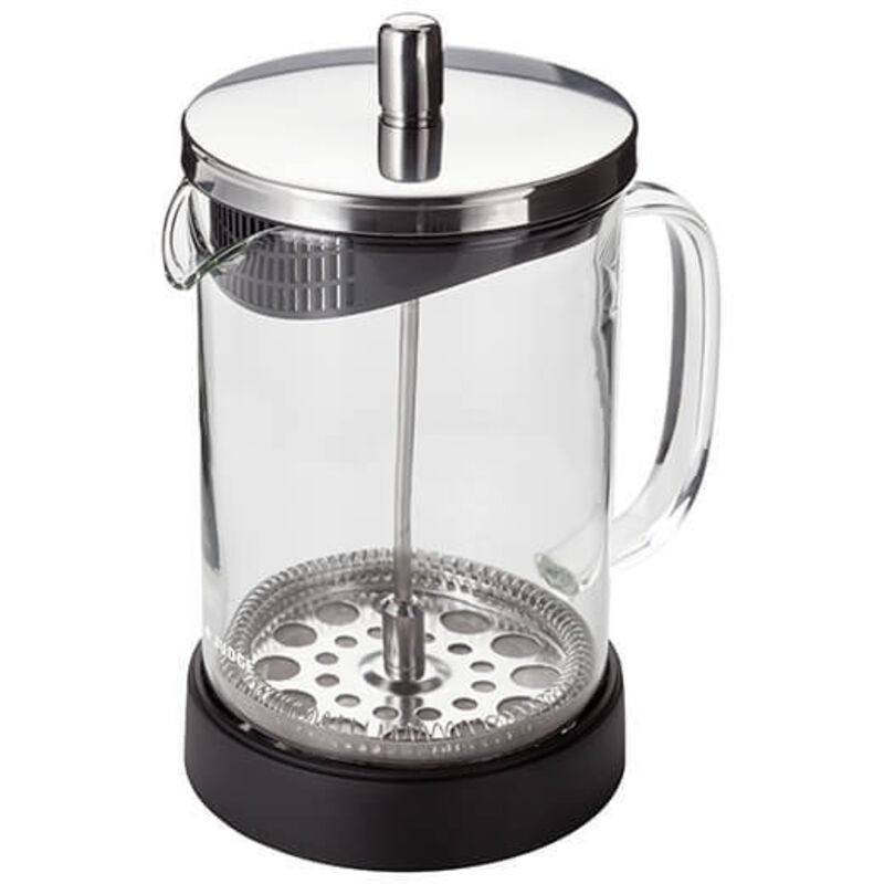 Judge Coffee, 6 Cup Glass Cafetiere, 700ml, Silver
