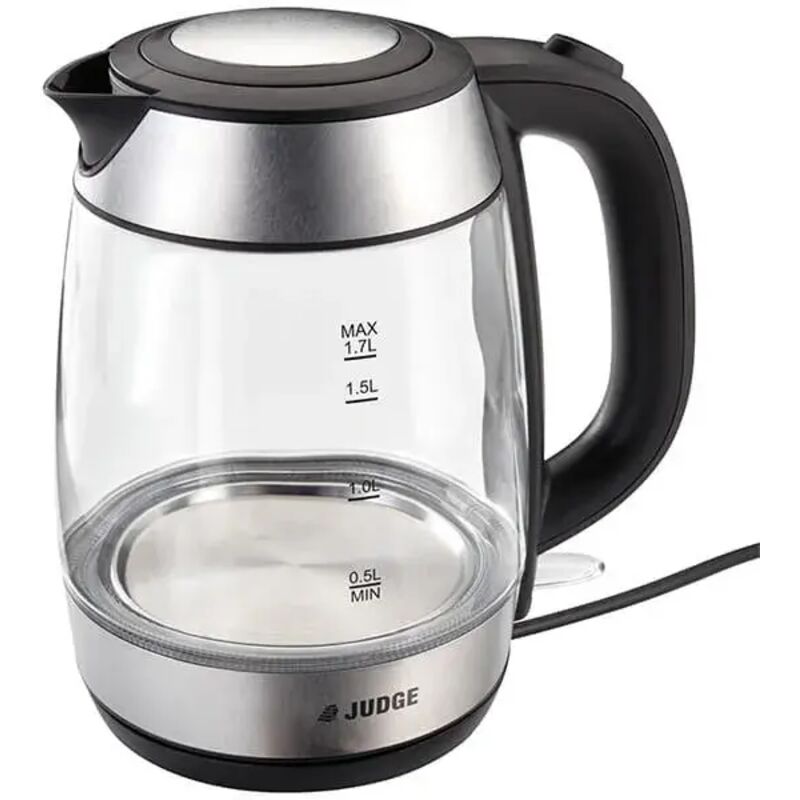 Judge Electricals, Glass Kettle, 1.7L (Was SEA35), Silver