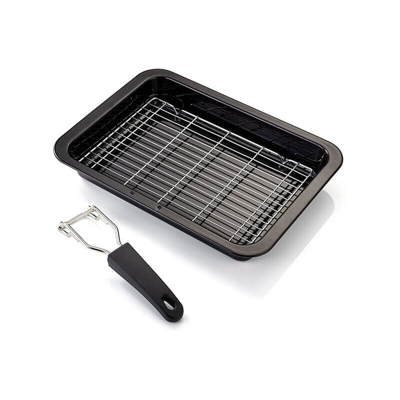 Ovenware Enamel Grill Tray with Rack and Handle - Judge