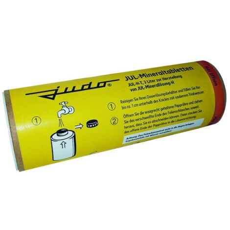 JUDO Mineraltabletten JUL-H für 3 Liter Minerallösung 8600019