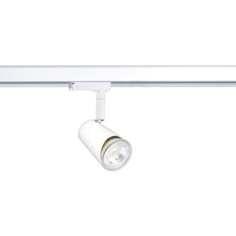 JUDY 023-Spot Rail 3 all. 023 GU10 blanc a/lpe LED 3,6W 3000K 400lm dimm. incl ARIC 4401