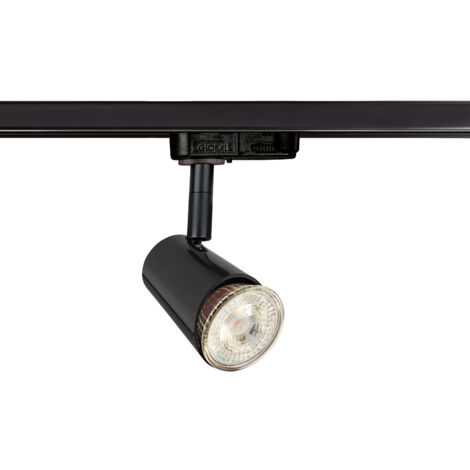 JUDY 023-Spot Rail 3 all. 023 GU10 noir a/lpe LED 3,6W 3000K 400lm dimm. incl ARIC 4402