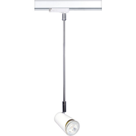 JUDY 223 Spot Rail 3 all.023 GU10 sur tige lpe LED 3,6W 3000K 400lm dimm. ARIC 4405
