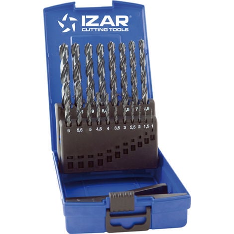 Juego 19 brocas Izar HSS 1466/25271 Caja plástica