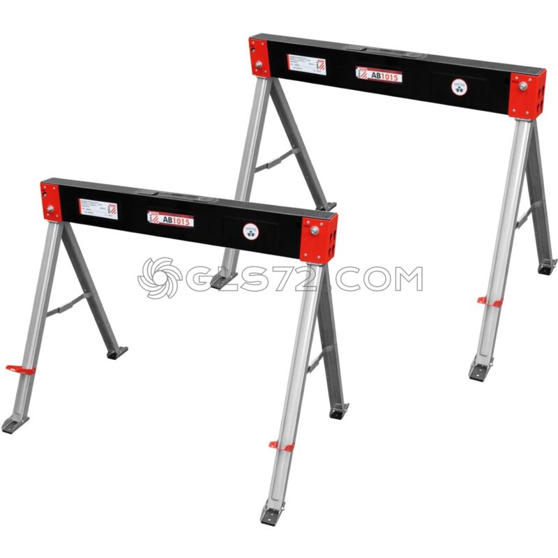 

Holzmann Maschinen - JUEGO 2 CABALLETES PLEGABLES SOPORTE UNIVERSAL HOLZMANN AB1015