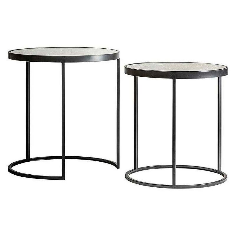 

Burkinahomedecor - JUEGO 2 MESAS CIRCULARES JAIPUR BURKINA