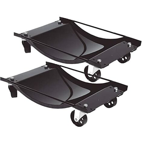 Juego 2 Posicionadores De Vehículos Para Mover Coche - Taller Mecanico Coches Profesional (Hasta 450Kg Por Rueda) Rz Tools