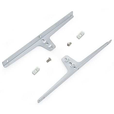 juego 2 soportes para estante basico f/direct r9006 fijacion rapida a la columna aluminio