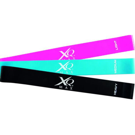 JUEGO 3 BANDAS TONIFICACION/ RESISTENCIA 30 CM SURTIDAS XQMAX