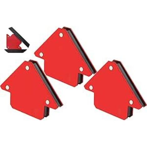 JUEGO 3 ESCUADRAS MAGNETICAS PARA SOLDAR 13KG. ESCUADRAS SOLDAR IMANTADAS