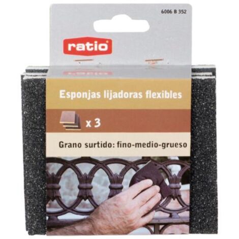 Juego 3 esponjas abrasivas RATIO - talla