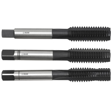 Juego 3-Machos Mano HSS Co DIN352/2181 (M/Mf) Inox - 3036 - 12,00X1,75 IZAR