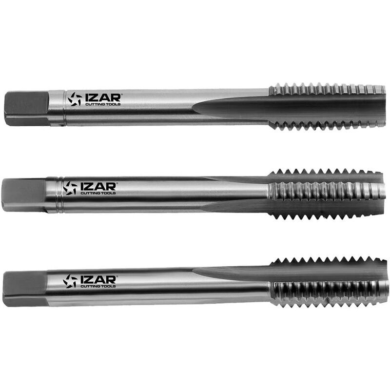 

Juego Machos Mano Hss 18X2.5 Mm Din 352 3 Unidades