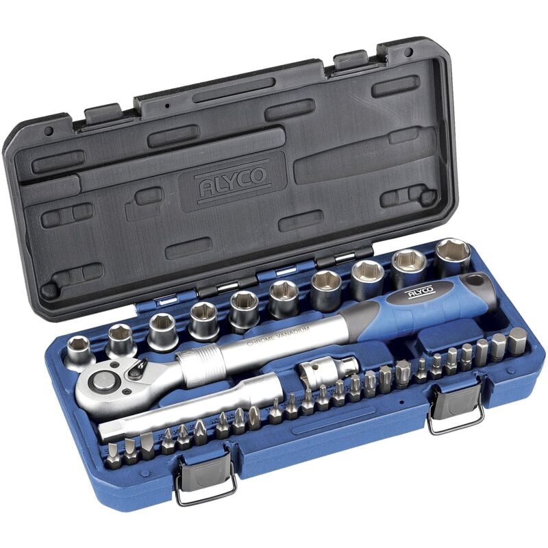 Juego Vaso s 1/2' 38 piezas Alyco