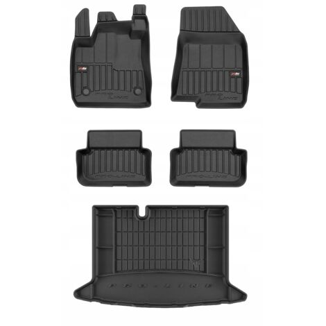 Juego 3D de alfombrillas para el suelo y alfombrilla para el maletero del Dacia Sandero 3 Hatchback desde 2020.