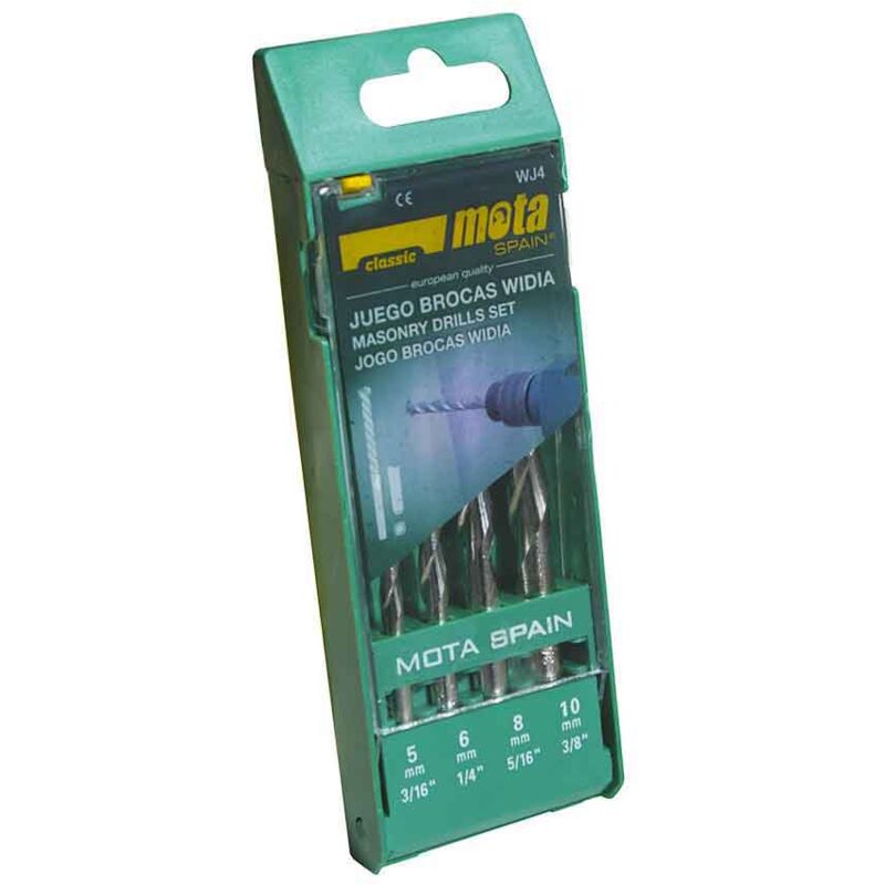 Juego De Brocas Punta De Vídia Carburo De Tungsteno 5x85mm 6x100mm 8x120mm 10x120mm Mota