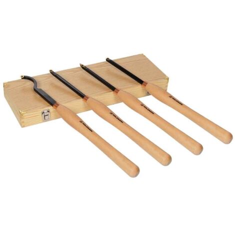 Juego 4 gubias de madera de 506mm con placa hm intercambiable Holzmann h4tlgm