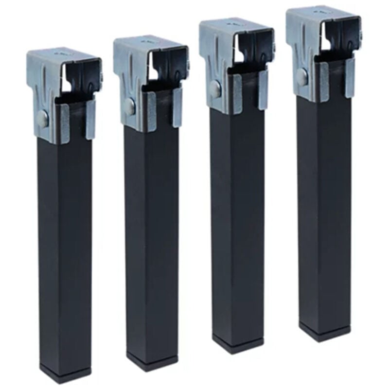 Lot de 4 pieds sommier fixe 25cm 30x40mm 96411 Micel
