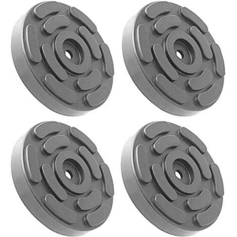 JUEGO 4 TACOS DE GOMA PARA ELEVADOR DE COCHE 140mm DIAMETRO UNIVERSAL PARA OMCN, ROGEN Y OTROS
