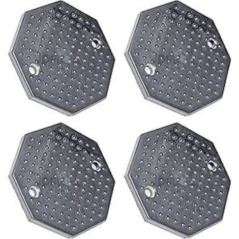 JUEGO 4 TACOS GOMA OCTOGONAL PARA ELEVADOR DE COCHES SPACE , RP TOOLS