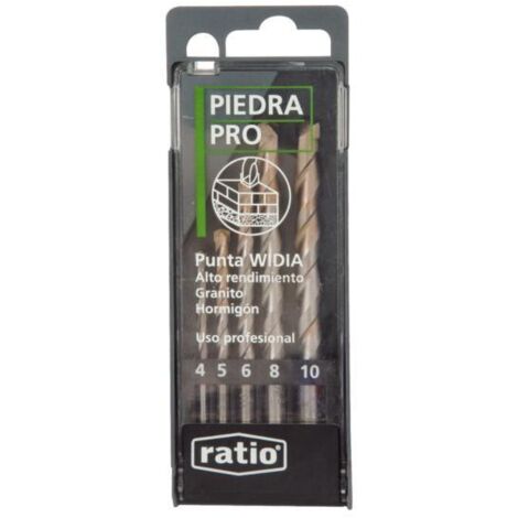 Juego 5 brocas pared profesional Ratio -