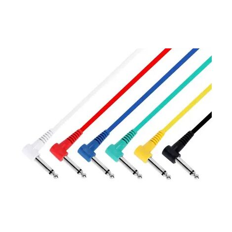 Juego 6 Cables Jack 6,3mm Mono 0,60m Adam K3irr0060set