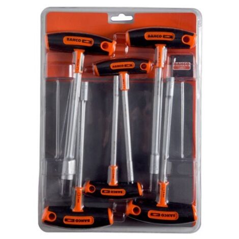 JUEGO 6 DESTORNILLADORES MANGO T STECKER - BAHCO