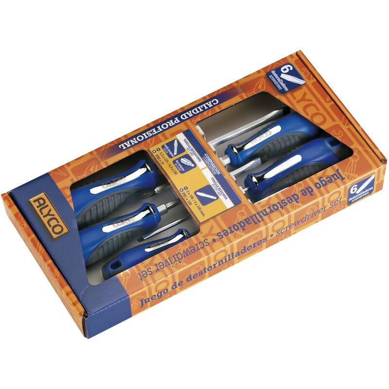 

Juego De 6 Destornilladores Boca Torx Inviolable En Caja Cartón