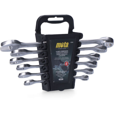 JUEGO 6 LLAVES COMBINADAS 8 A 17mm (RACK) E946