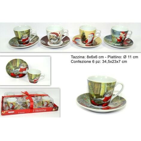 6 Tazas de Café de Porcelana - 125 ml - Taza Café - Tazas Originales para  Regalar - Vasos Café Solo - Taza de té (Marrón) : : Hogar y cocina