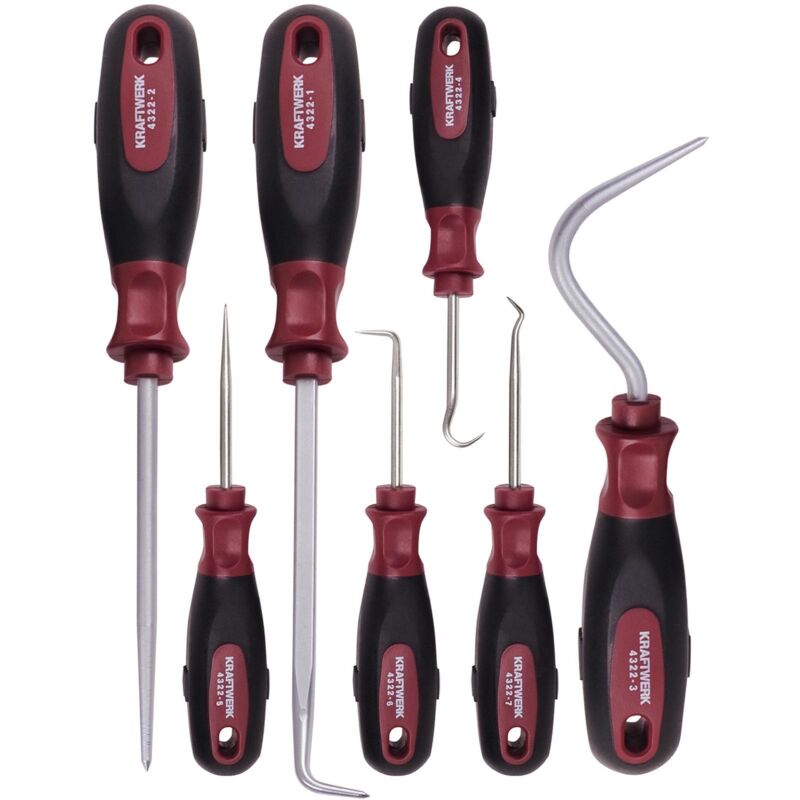 Kraftwerk - Juego 7 ganzúas y picos, ergokraft