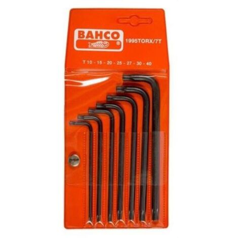 JUEGO 7 LLAVES ACODADAS TORX 7PCS - BAHCO