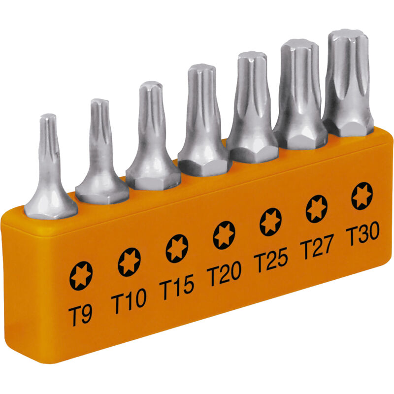

Juego 7 puntas torx, 25mm, en organizador