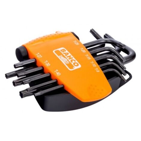JUEGO 8 LLAVES ACODADAS TORX PLUS 8 PZS - BAHCO