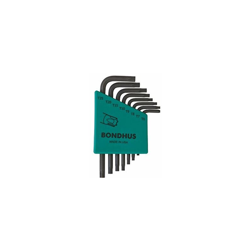 

Bondhus - JUEGO 8 LLAVES CORTAS TORX