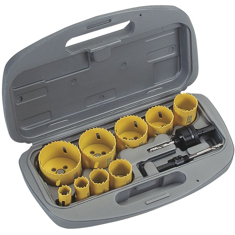 

Alyco-tools - Juego 12 Coronas Para Electricista-Fontanero En Estuche De Plástico