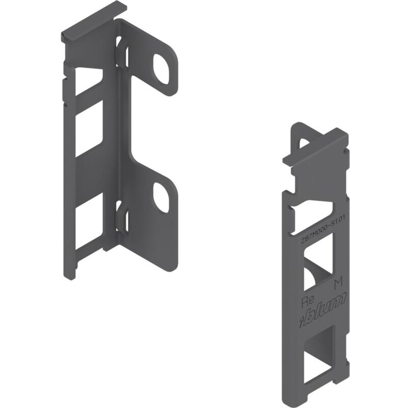 

Juego Adaptador Trasera LegraBox Gris Alt. K Blum R/Zb7K000S - Antracita
