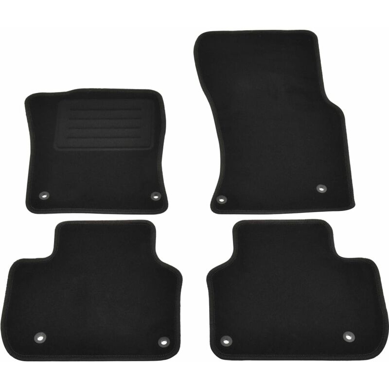 

Juego alfombrillas coche 4 piezas para Jaquar XF - Antracita - Vidaxl