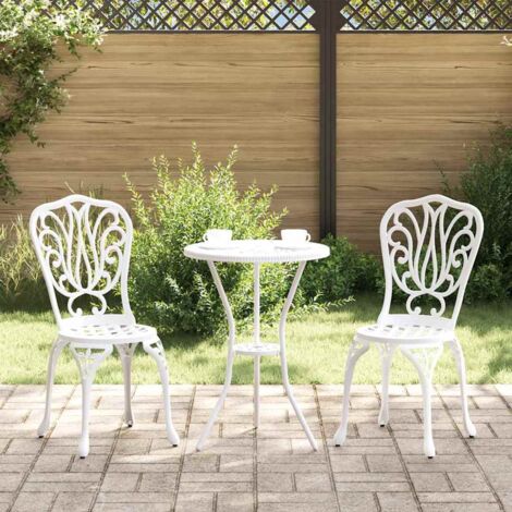 Juego Bistro de Jardín 3 pcs Aluminio
