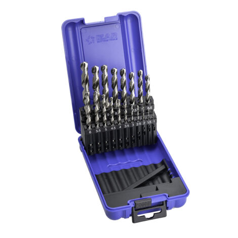 Juego Brocas DIN338 19-Uds. - 1466 - 1-10X0,50 HSS Split Point C (1013) IZAR