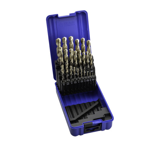 Juego Brocas DIN338 25-Uds. - 1456 - 1-13X0,50 Zirkon (1015) - Punta Zirkonio IZAR