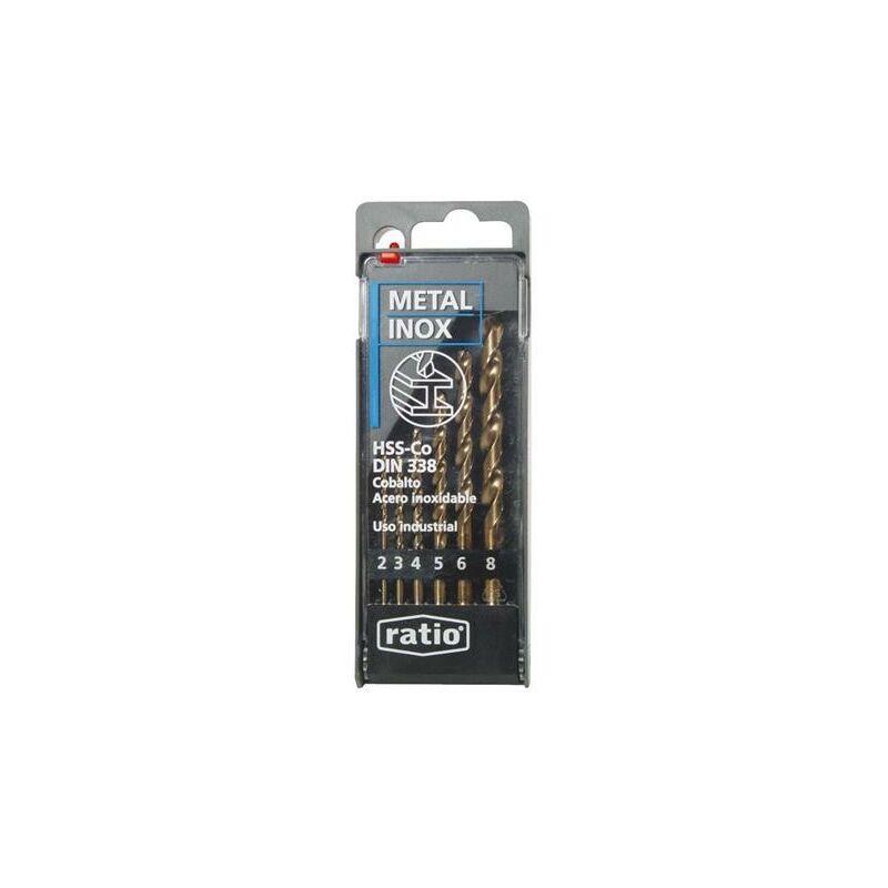 

Brocas Para Metal Hss-Co Juego 6 Ratio