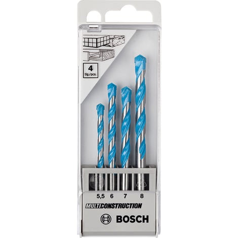 Juego brocas multiconstrucción Robustline Bosch CYL9 4 Piezas