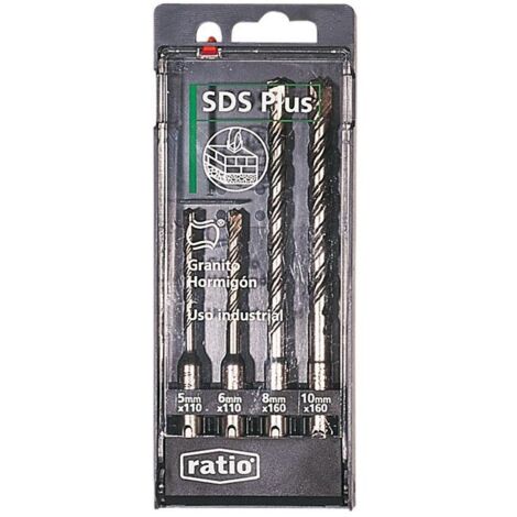 Juego brocas piedra SDS-Plus Ratio - talla