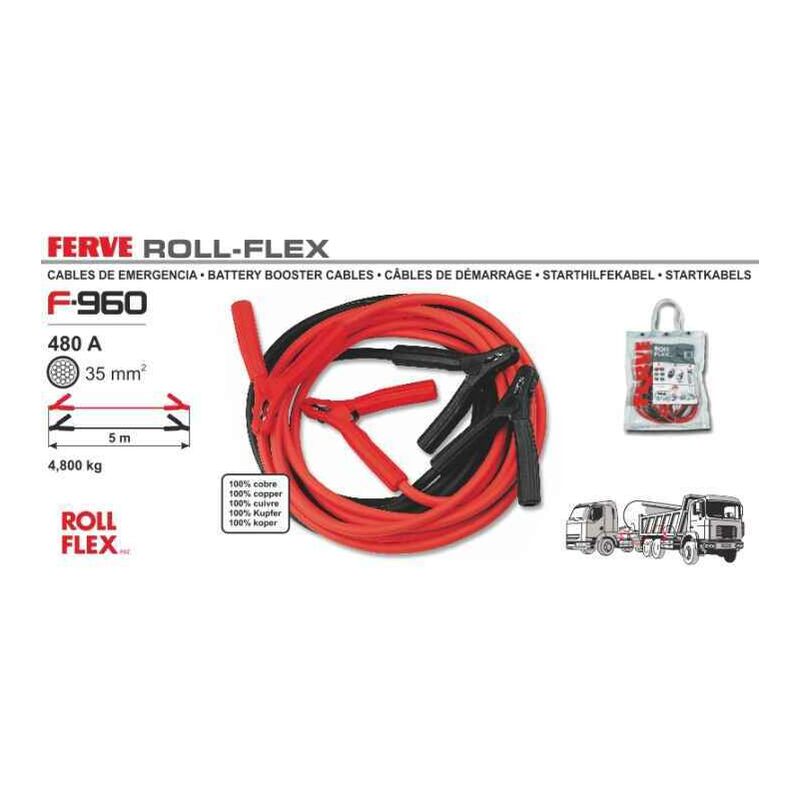 

Juego Cables Roll Flex 35Mm Profesional 5 Metros