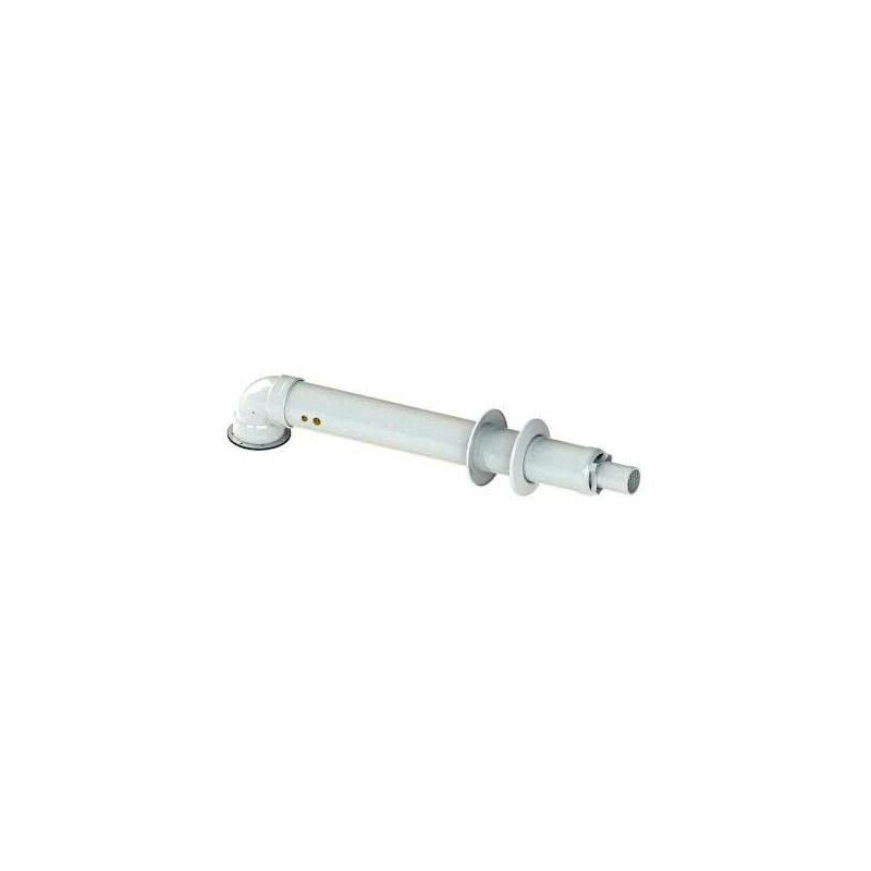 

Juego Coaxial Completo Horizontal Con Salidad De G Diam. 60/100 Blanco