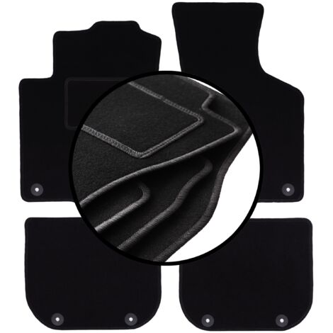Juego completo de alfombrillas de terciopelo para: Audi A3 8L hatchback (1996-2001)